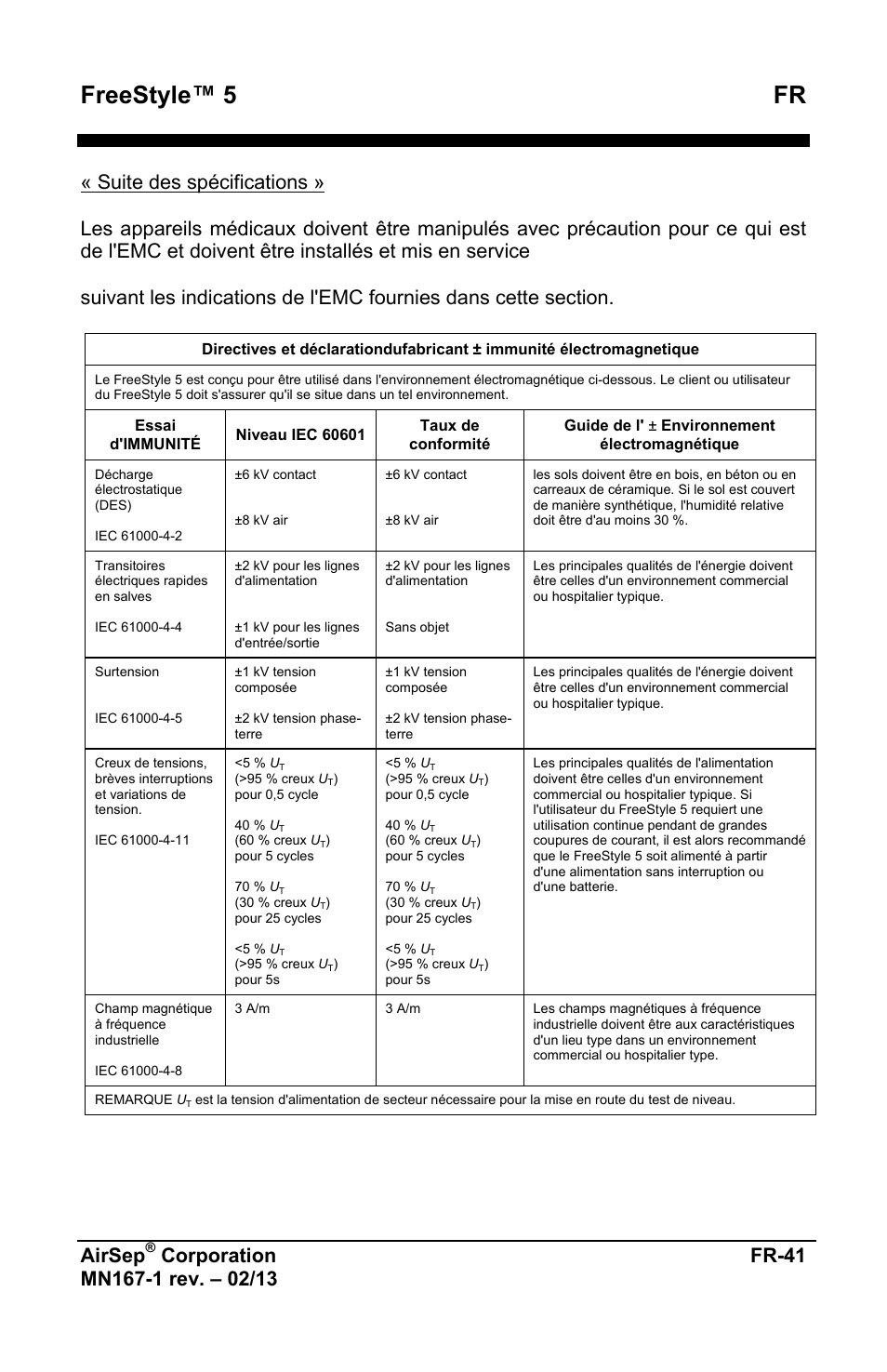 Freestyle™ 5 fr, Airsep | AirSep MN167-1 User Manual | Page 45 / 520