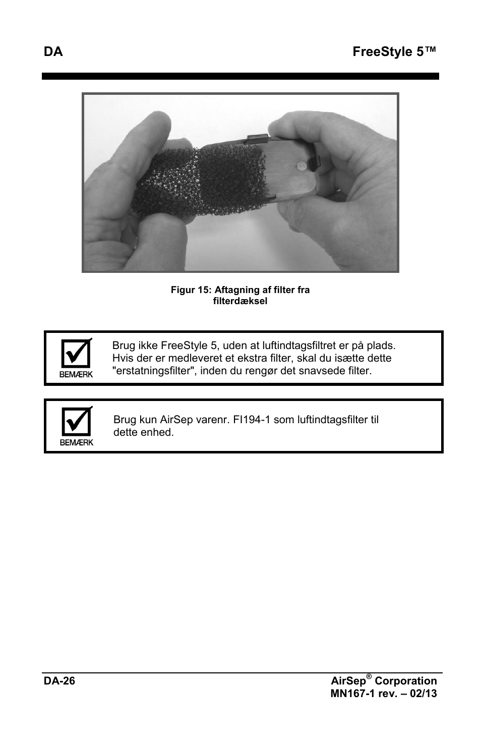 Freestyle 5 | AirSep MN167-1 User Manual | Page 454 / 520