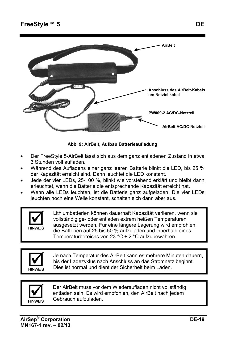 Freestyle™ 5 de | AirSep MN167-1 User Manual | Page 71 / 520