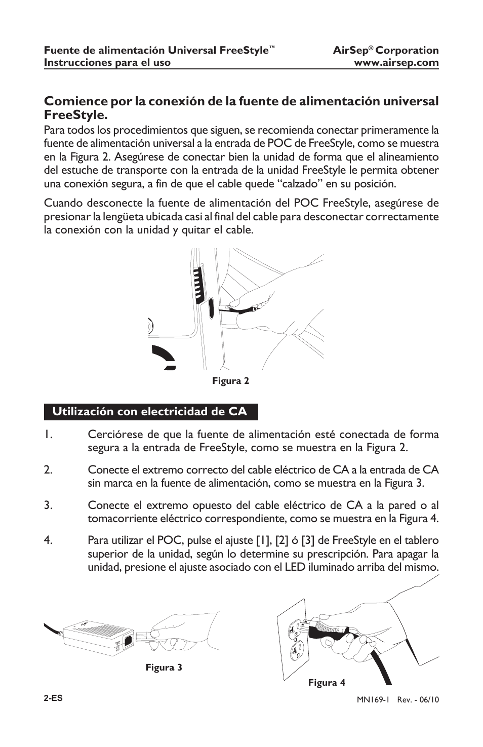 AirSep MN169-1 User Manual | Page 10 / 40