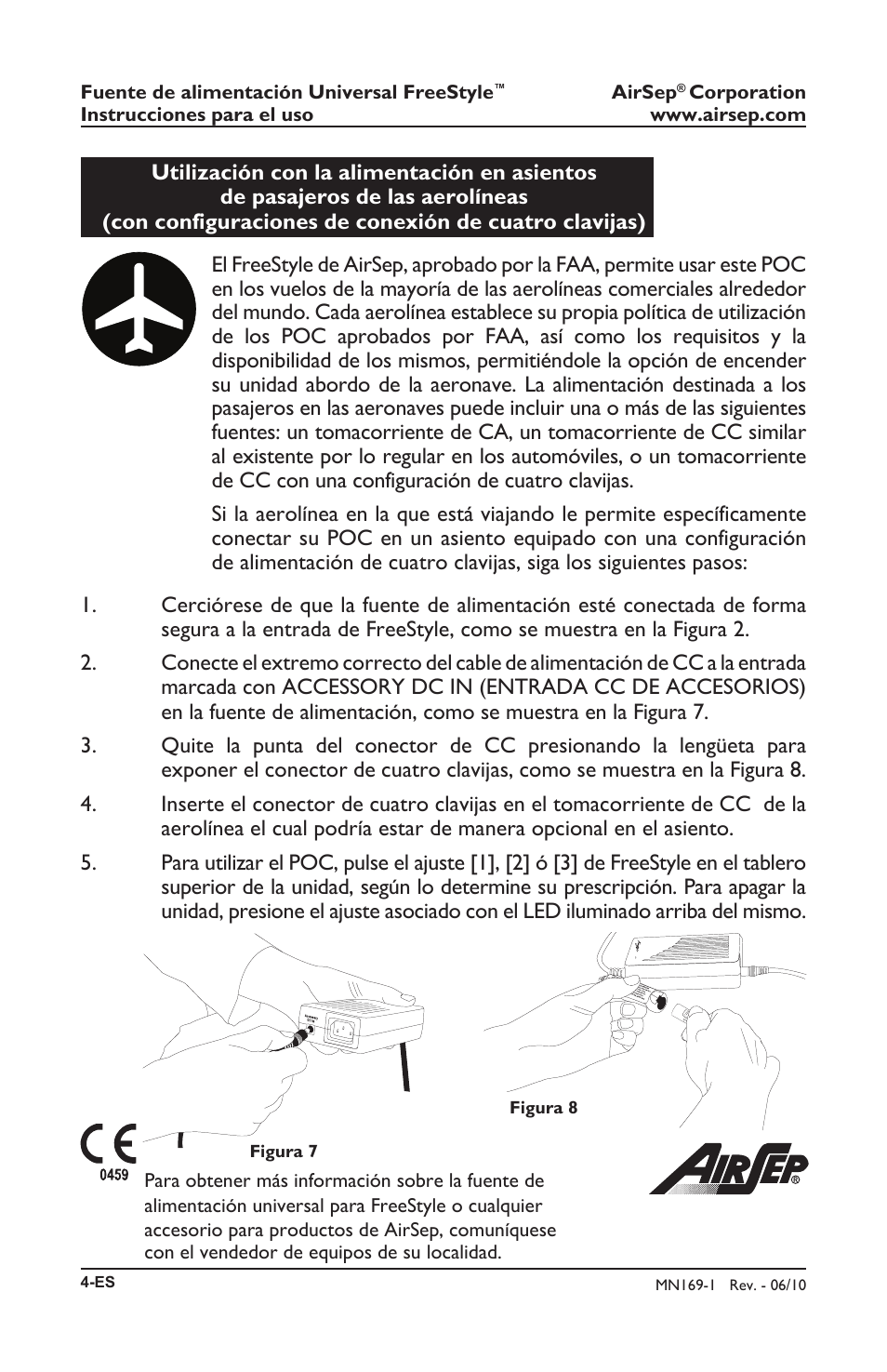 AirSep MN169-1 User Manual | Page 12 / 40