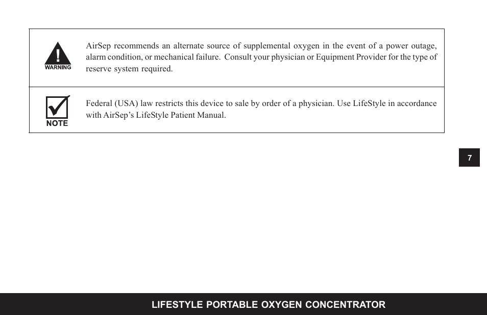 AirSep MN104-1 D User Manual | Page 11 / 40