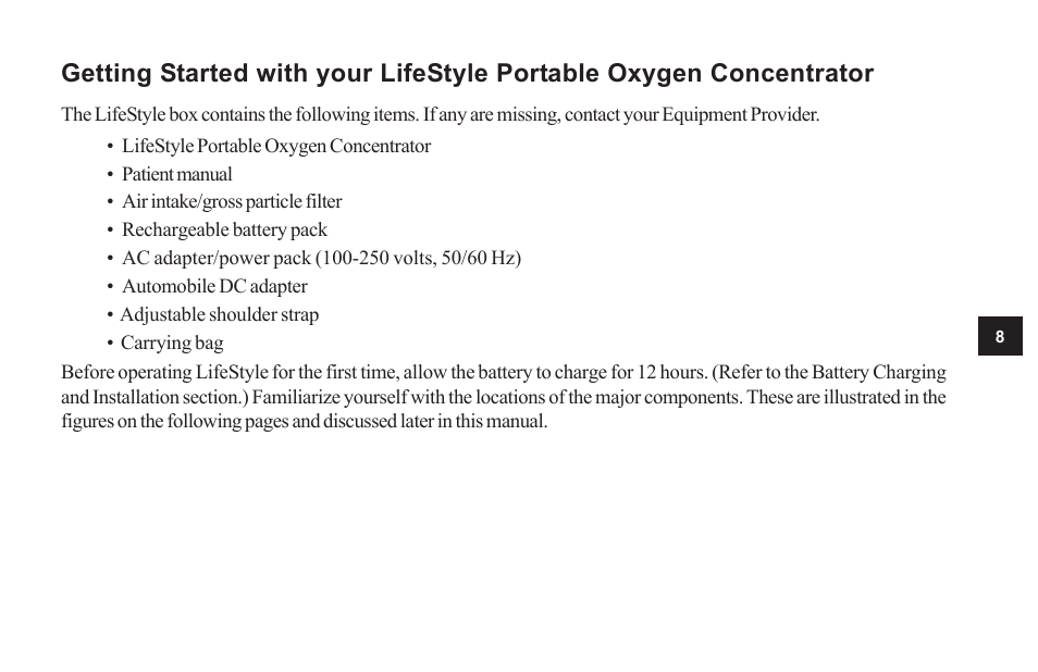 AirSep MN104-1 D User Manual | Page 12 / 40