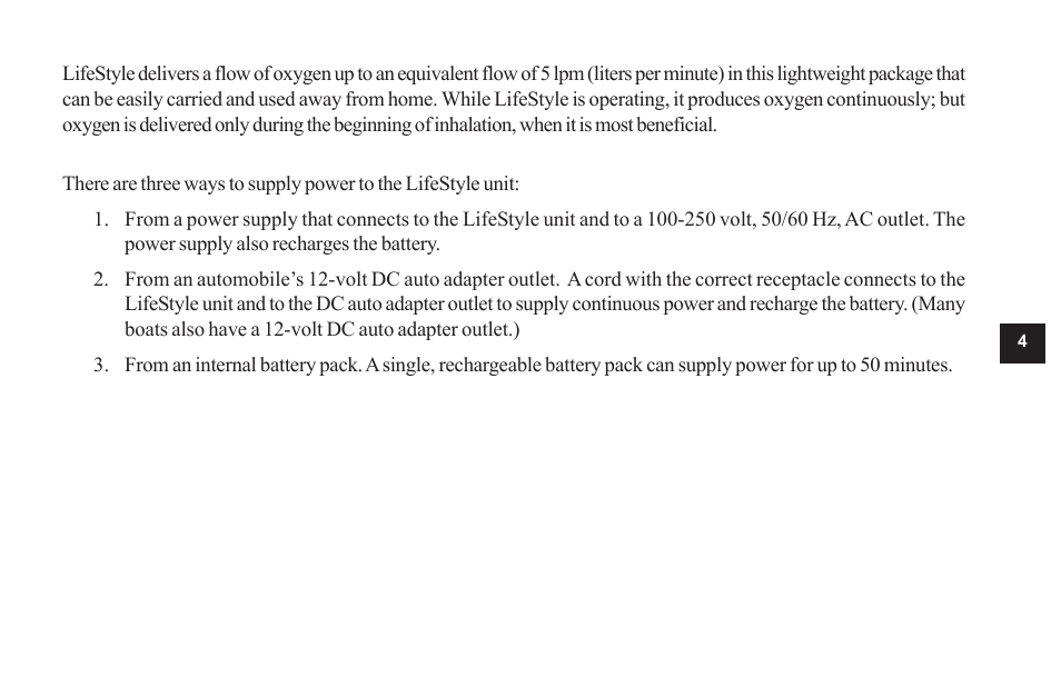 AirSep MN104-1 D User Manual | Page 8 / 40
