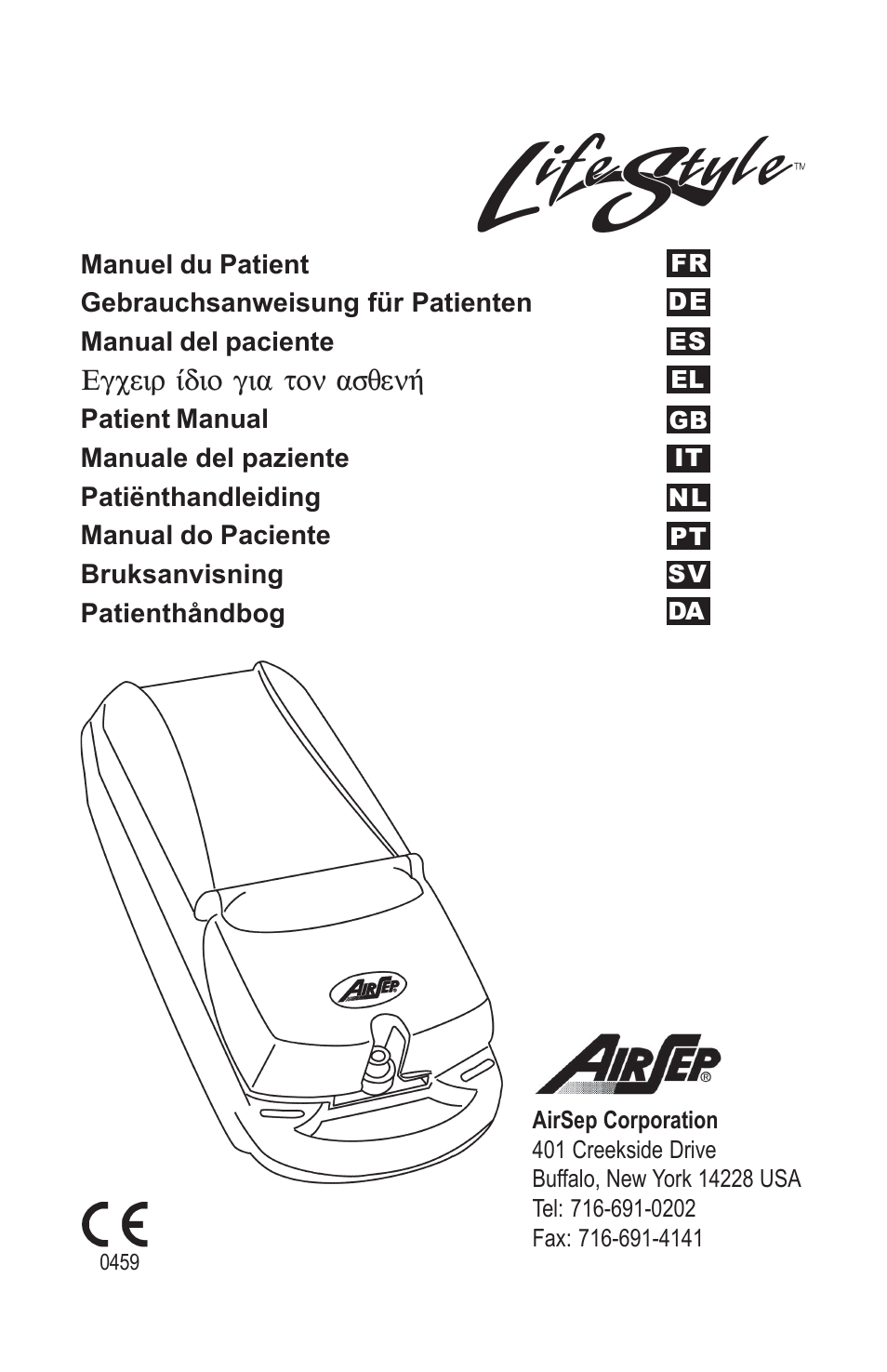 AirSep MN112-1 User Manual | 208 pages