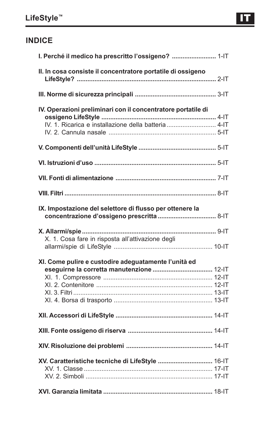 Lifestyle, Indice | AirSep MN112-1 User Manual | Page 109 / 208