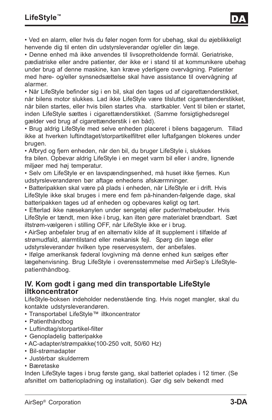 Lifestyle | AirSep MN112-1 User Manual | Page 193 / 208