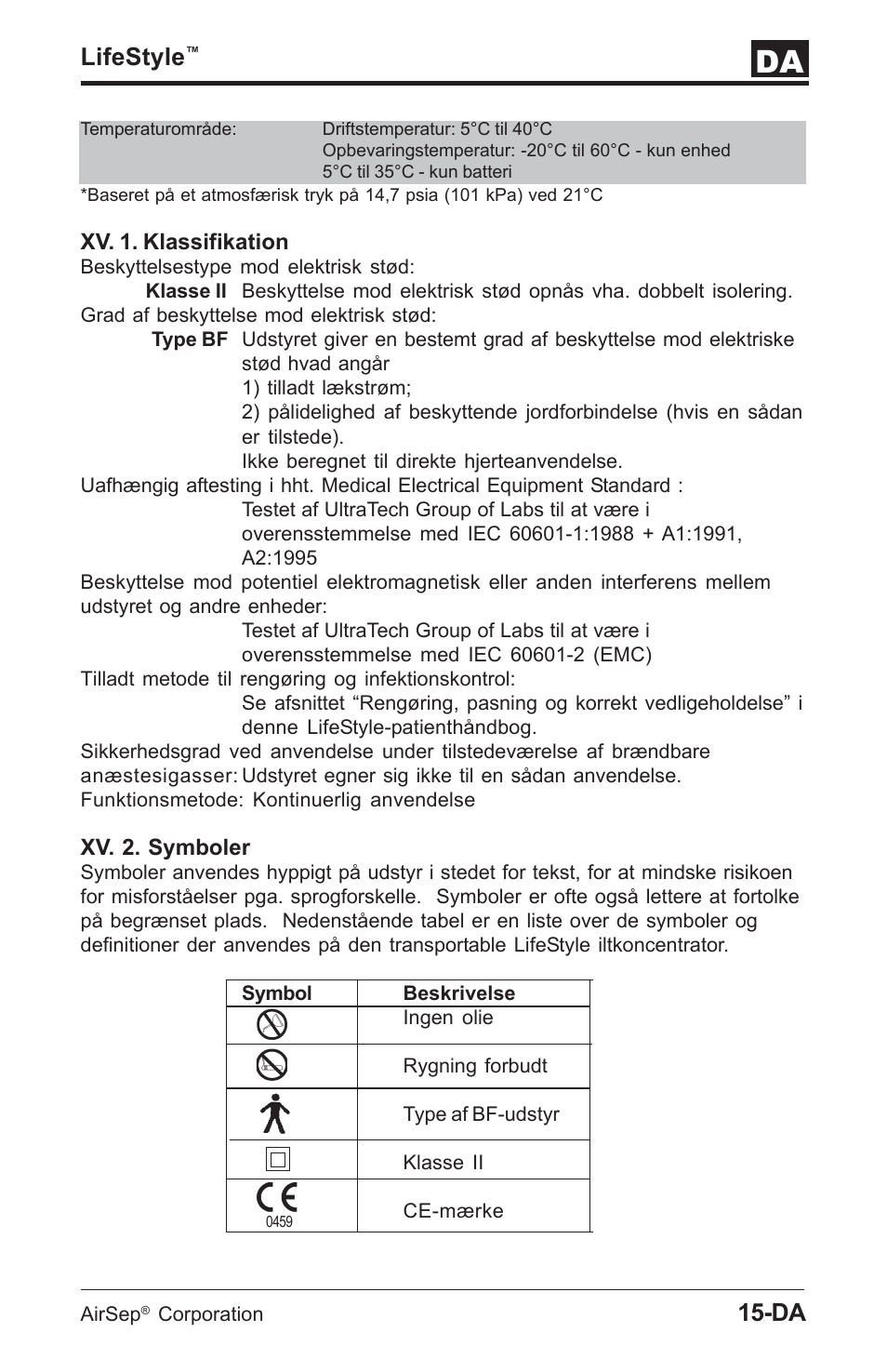 Lifestyle | AirSep MN112-1 User Manual | Page 205 / 208