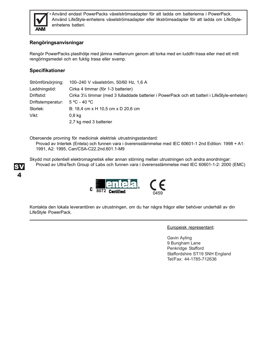 AirSep MN120-1 User Manual | Page 38 / 44