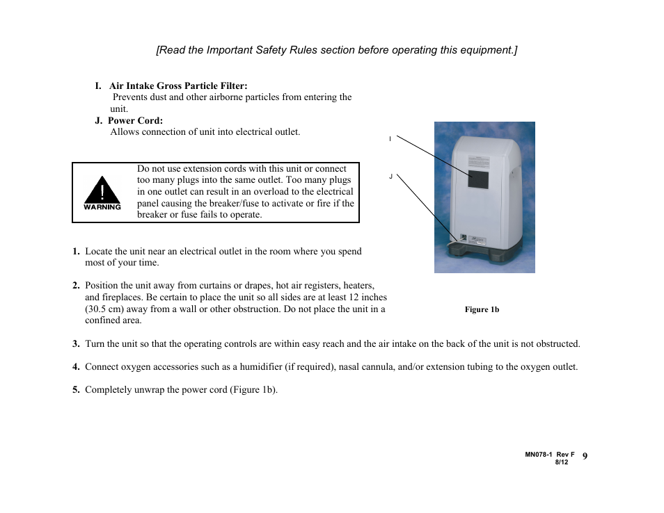 AirSep MN078-1 F User Manual | Page 15 / 42