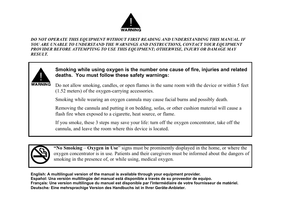 AirSep MN078-1 F User Manual | Page 3 / 42