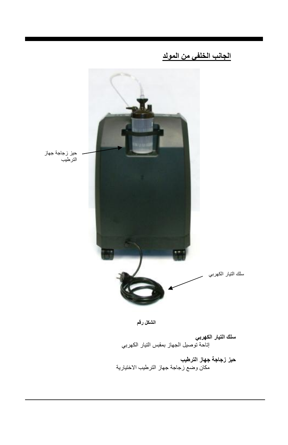 ﺪﻟﻮﻤﻟا ﻦﻣ ﻲﻔﻠﺨﻟا ﺐﻧﺎﺠﻟا, Visionaire™ 2 and visionaire™ 3 ar | AirSep MN157-1 B User Manual | Page 315 / 332