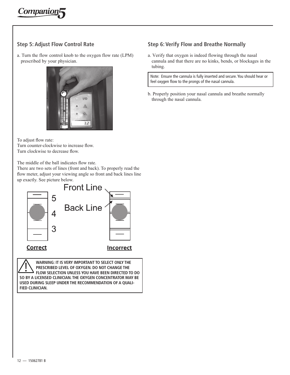 AirSep 15062781 User Manual | Page 12 / 16