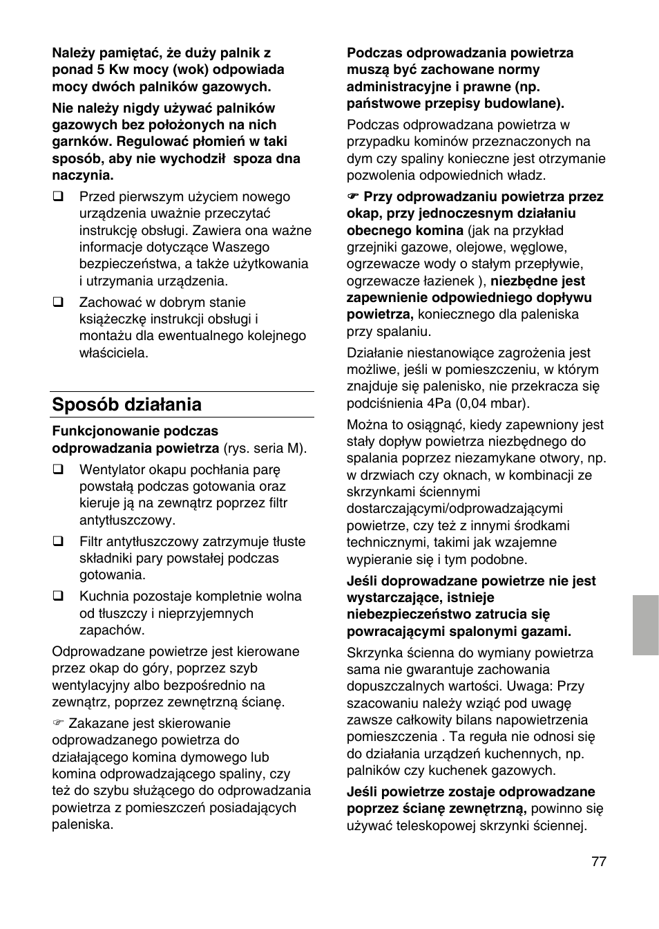 Sposób działania | Neff I99C68N0 User Manual | Page 77 / 84