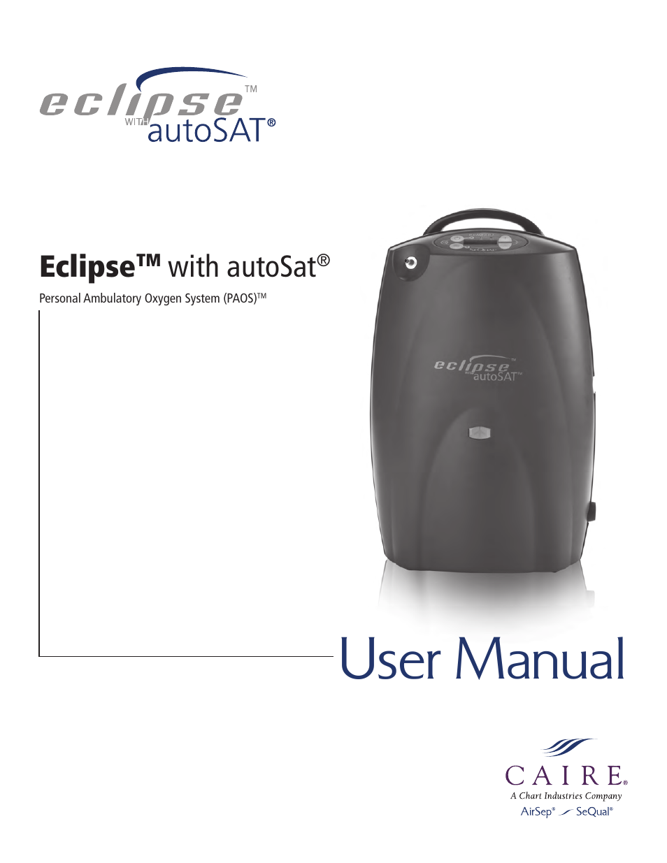 AirSep 20626704 User Manual | 24 pages
