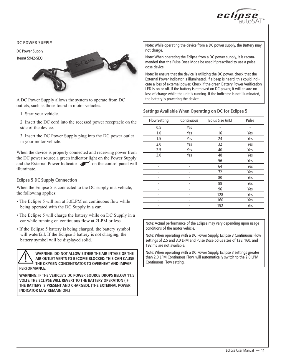 AirSep 20626704 User Manual | Page 11 / 24