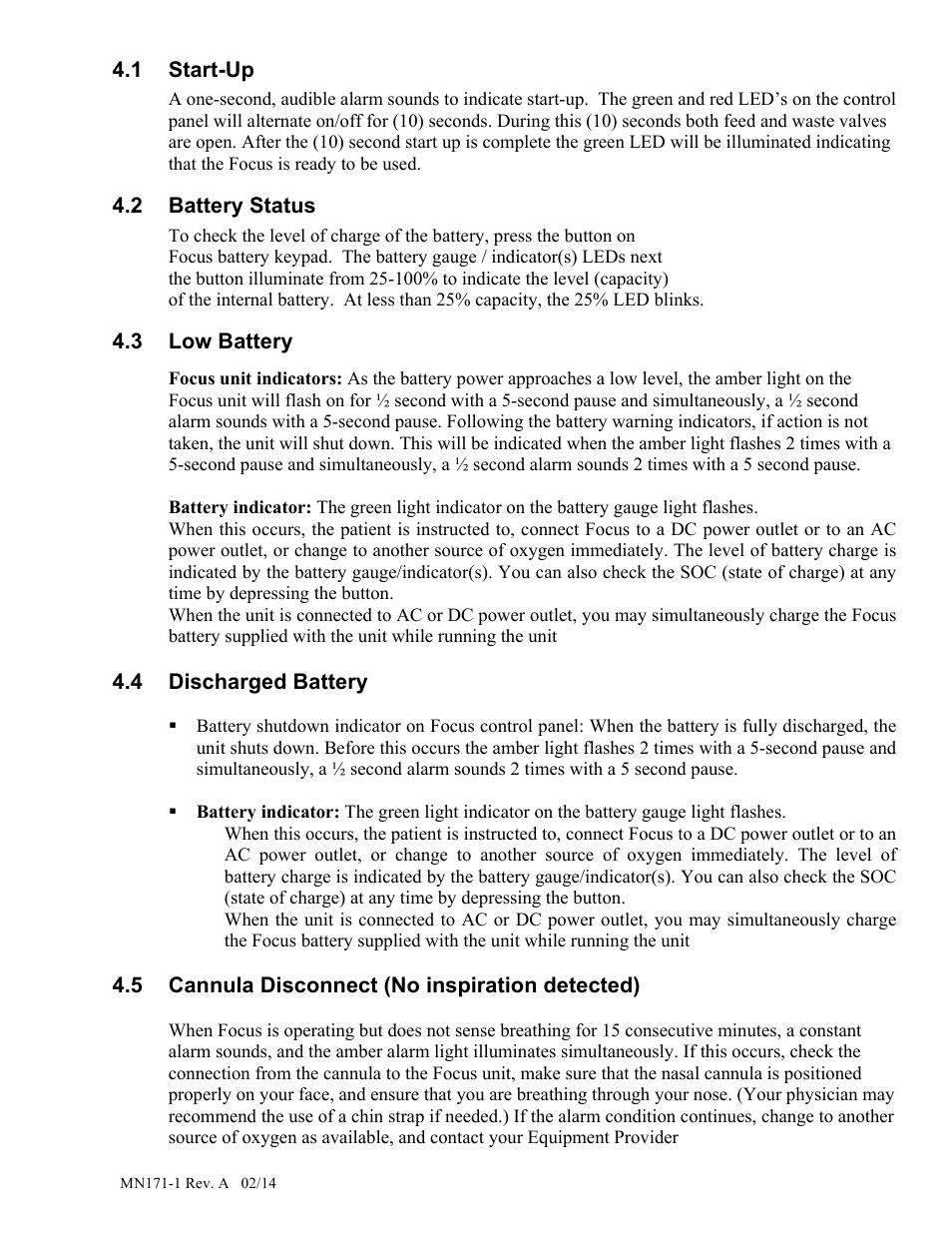 AirSep MN171-1 User Manual | Page 18 / 23