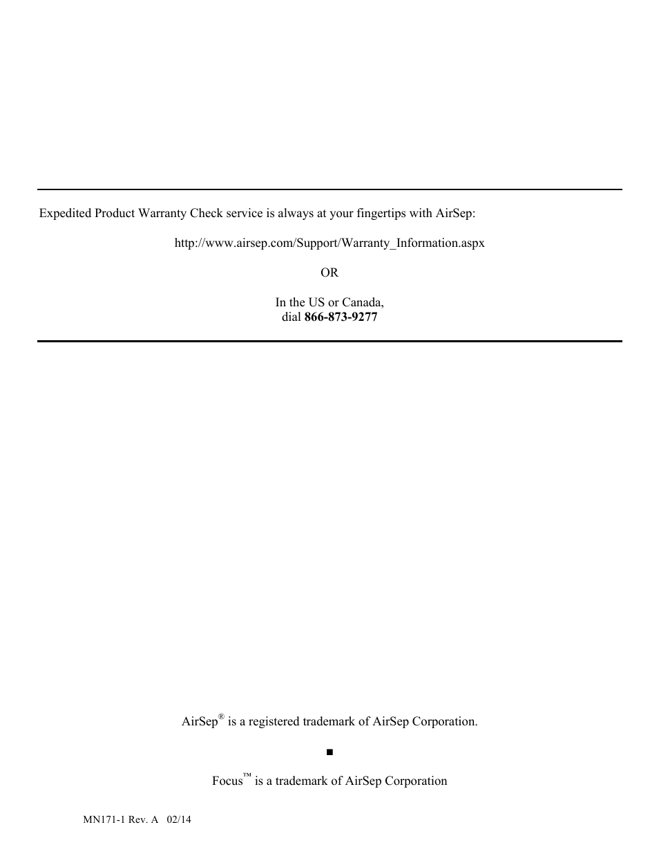AirSep MN171-1 User Manual | Page 2 / 23