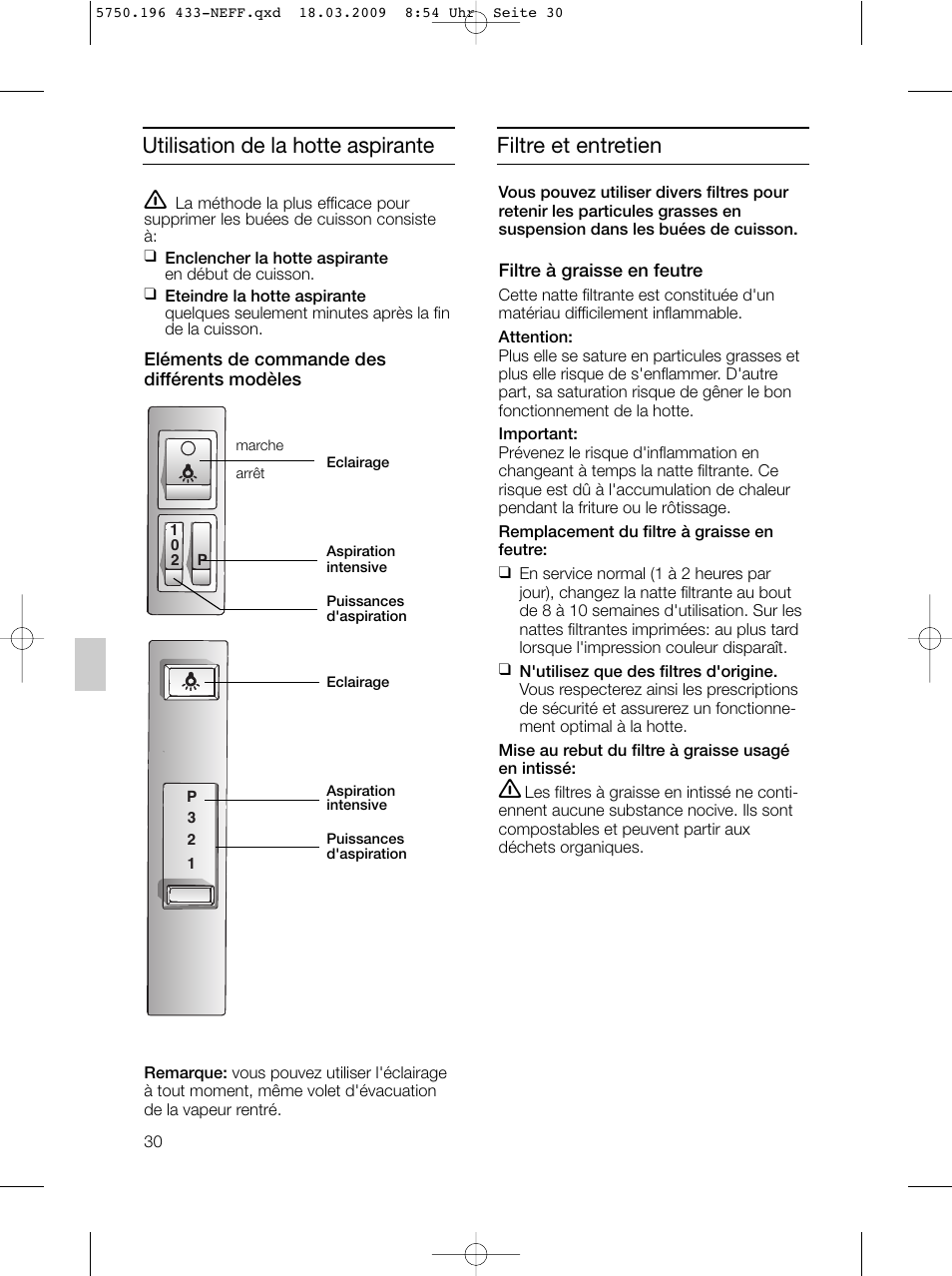 Neff D5675X0 User Manual | Page 30 / 100