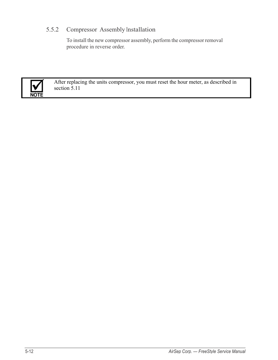 2 compressor assembly installation | AirSep MN126-1 C User Manual | Page 38 / 69