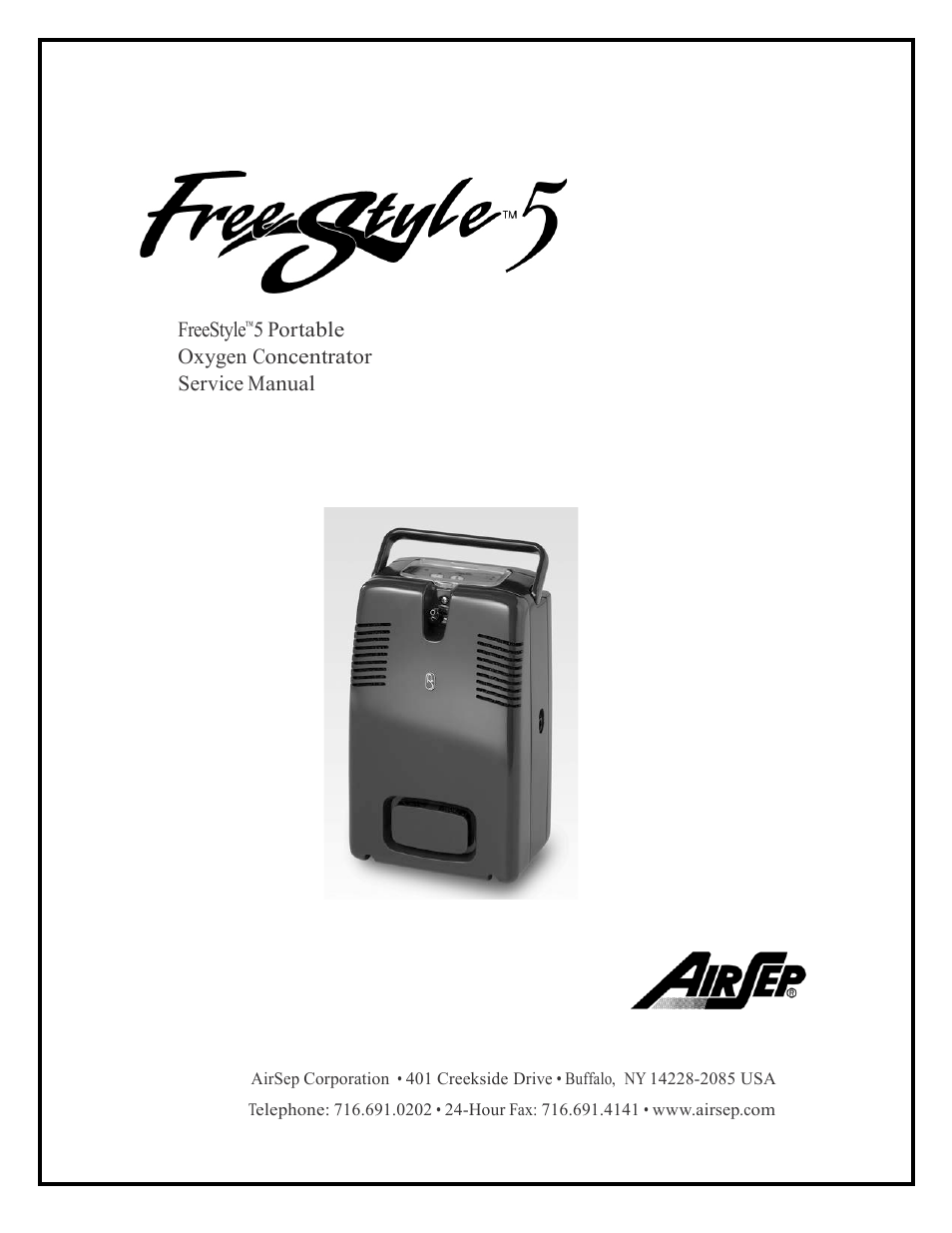 AirSep MN179-1 B User Manual | 62 pages