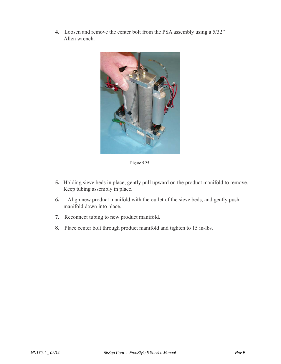 AirSep MN179-1 B User Manual | Page 36 / 62