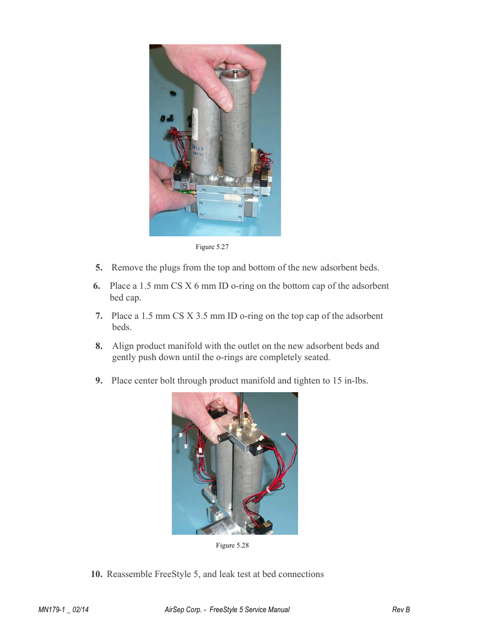 AirSep MN179-1 B User Manual | Page 39 / 62