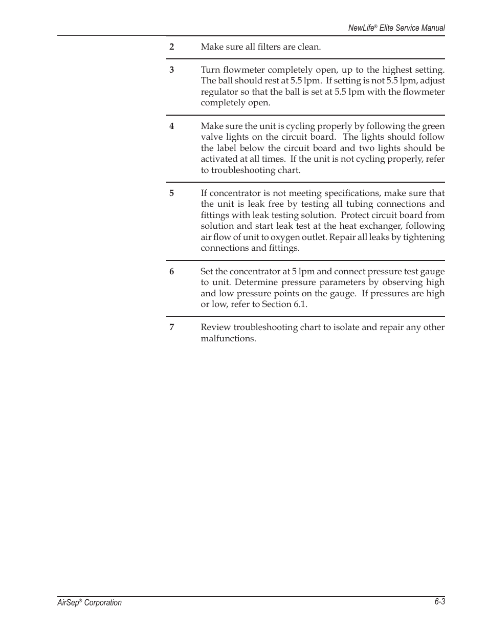 AirSep MN105-1 C User Manual | Page 39 / 52