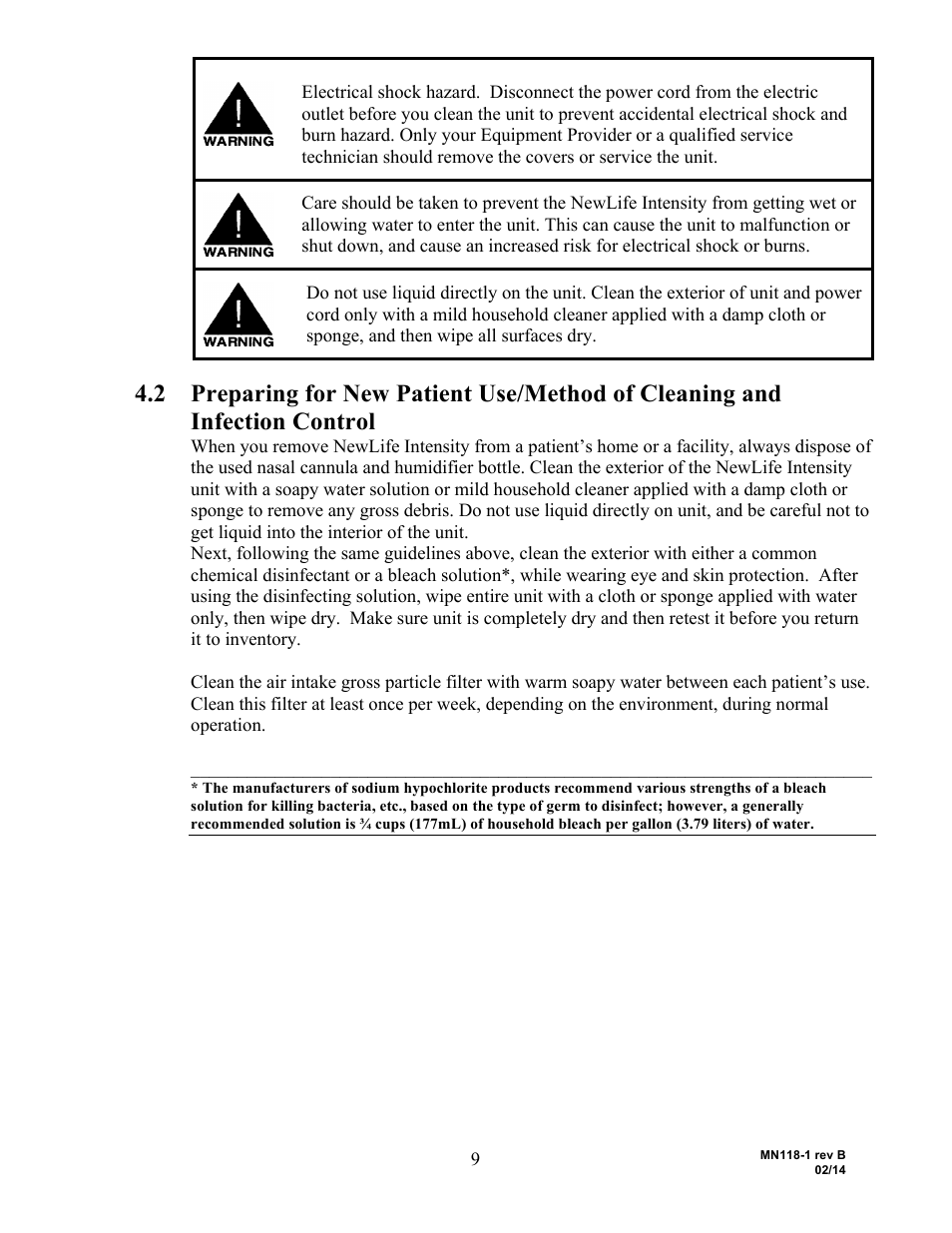 AirSep MN118-1 B User Manual | Page 14 / 40