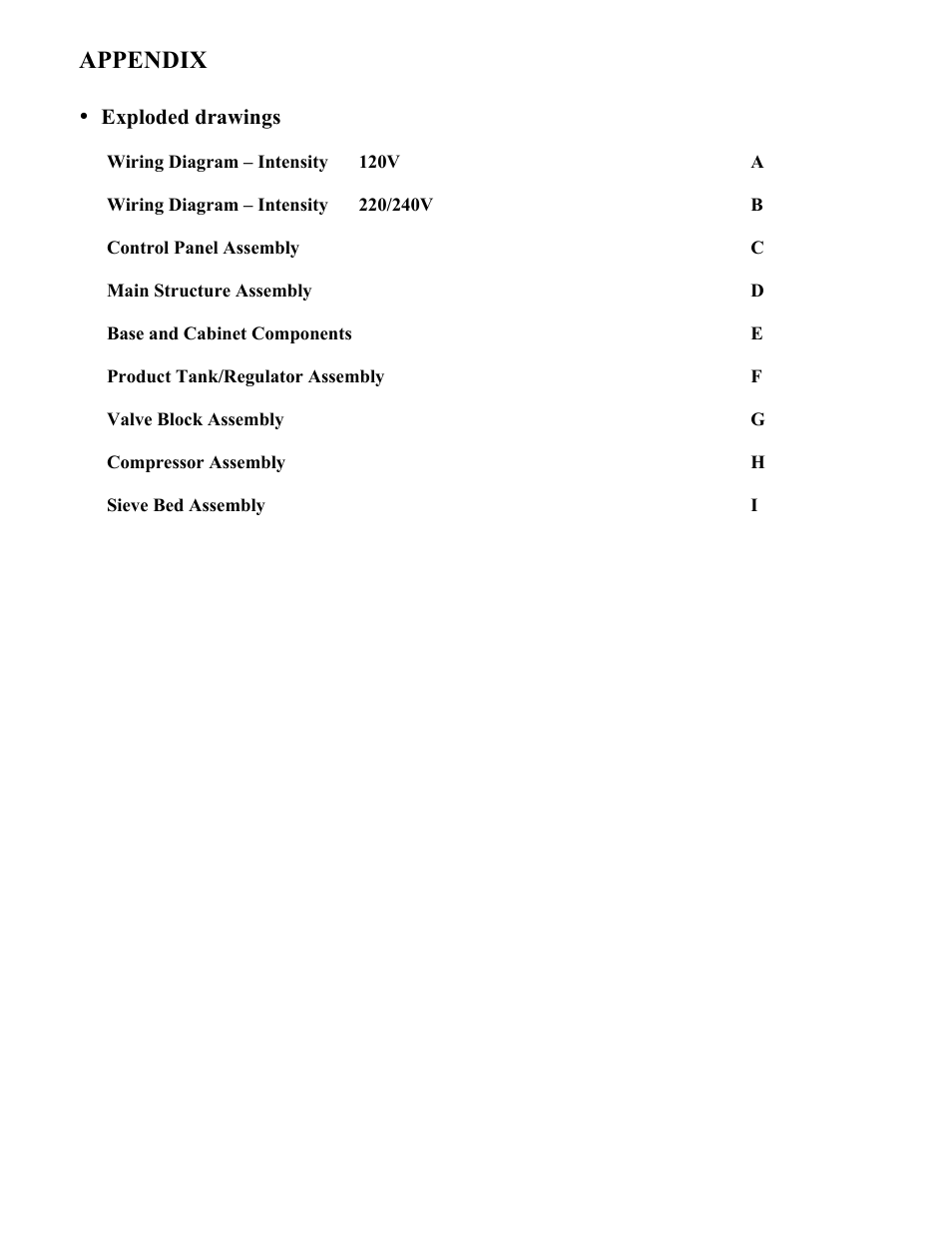 Appendix | AirSep MN118-1 B User Manual | Page 31 / 40