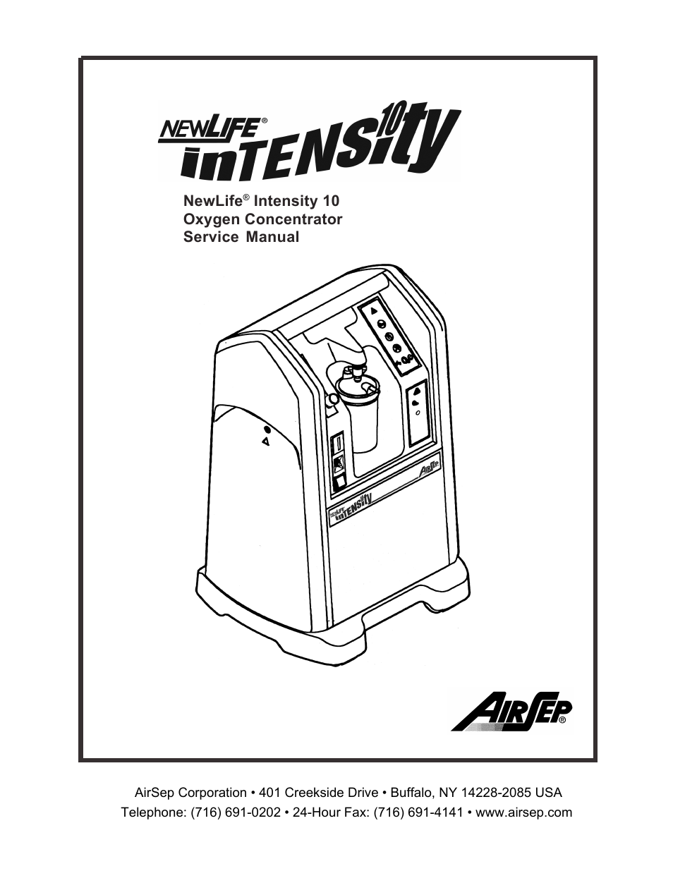 AirSep MN134-1 B User Manual | 40 pages