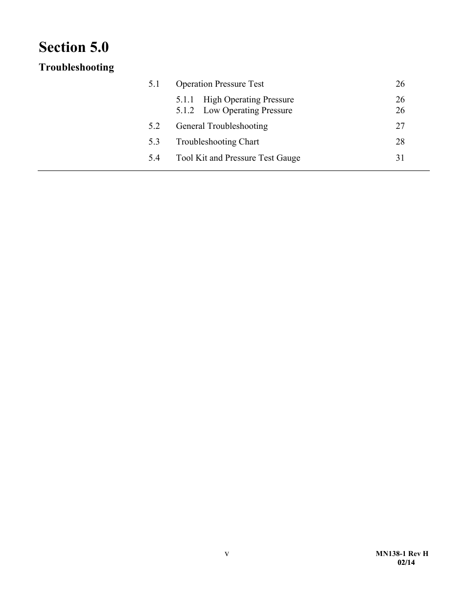Troubleshooting | AirSep MN138-1 H User Manual | Page 5 / 46