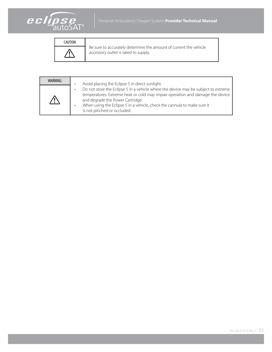 AirSep Eclipse 5 20631679 User Manual | Page 33 / 84