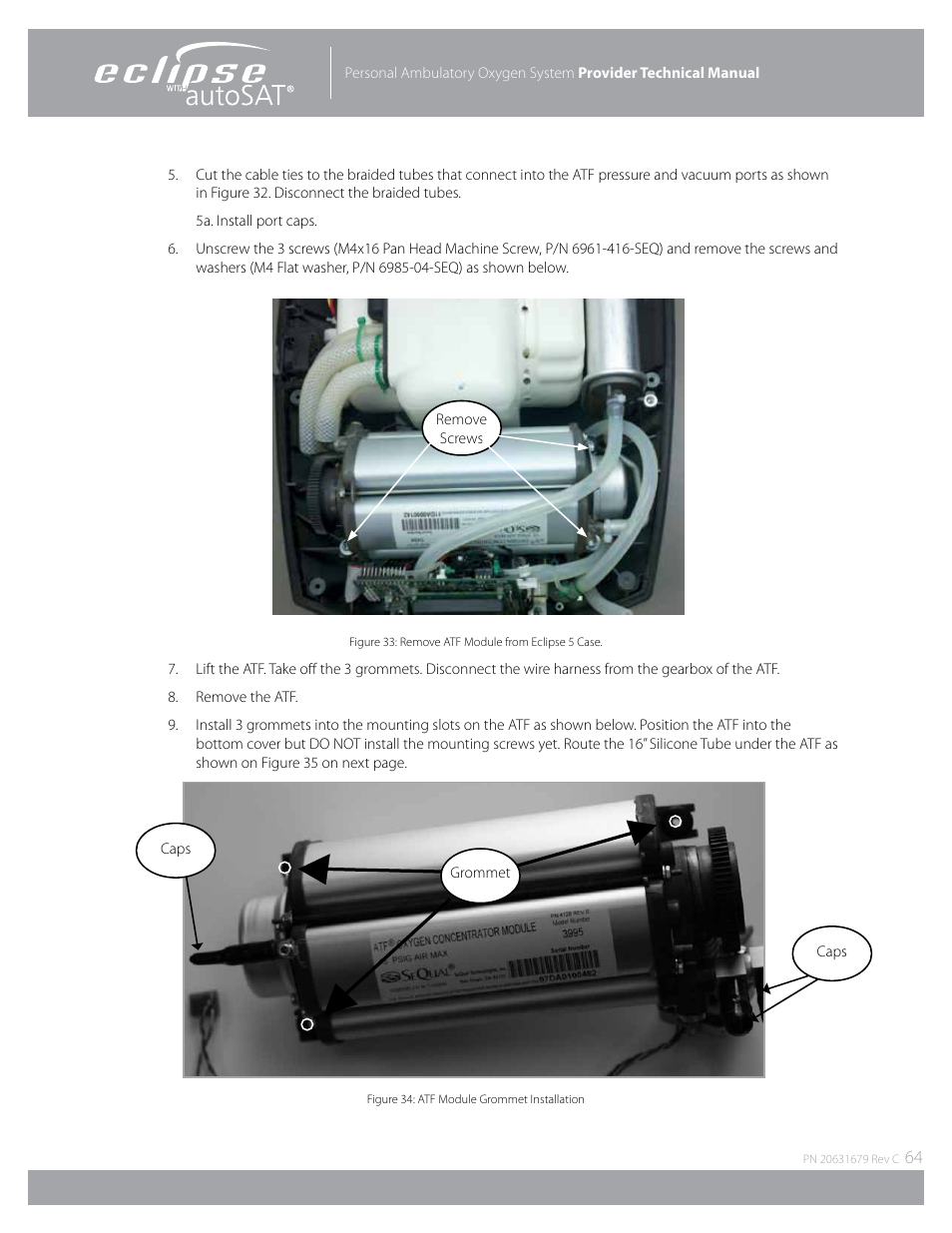 AirSep Eclipse 5 20631679 User Manual | Page 64 / 84