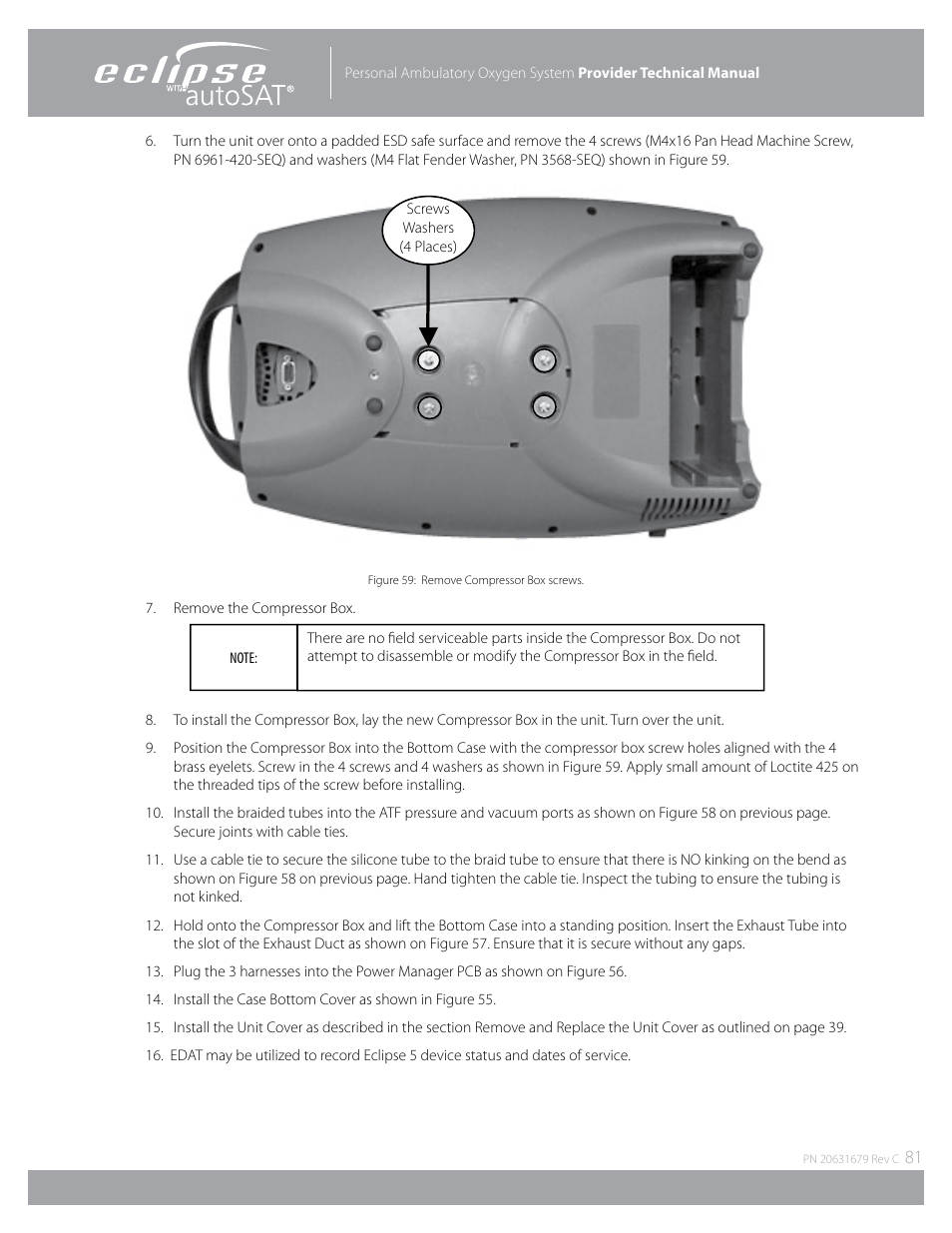 AirSep Eclipse 5 20631679 User Manual | Page 81 / 84