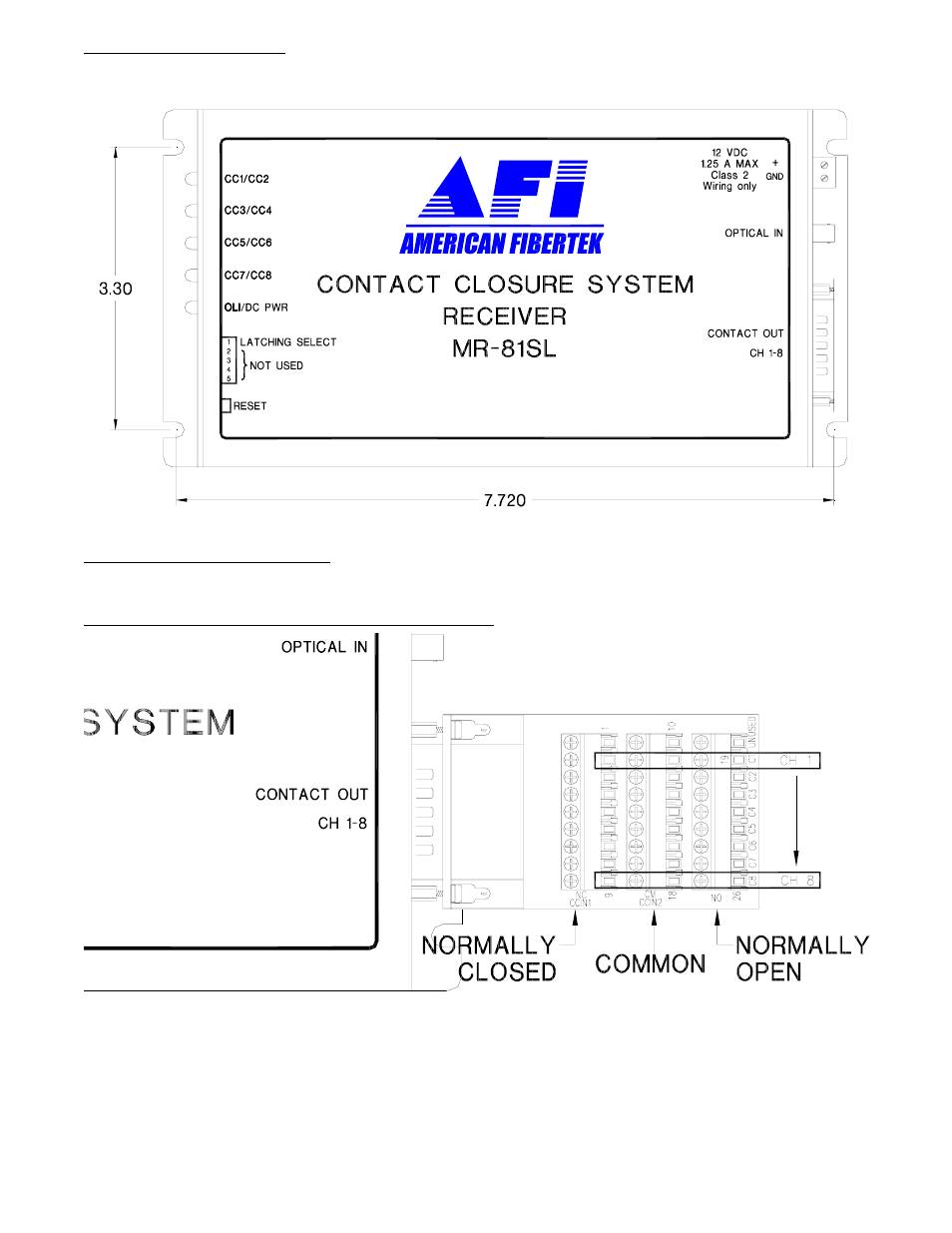 American Fibertek MR-81 User Manual | Page 3 / 4