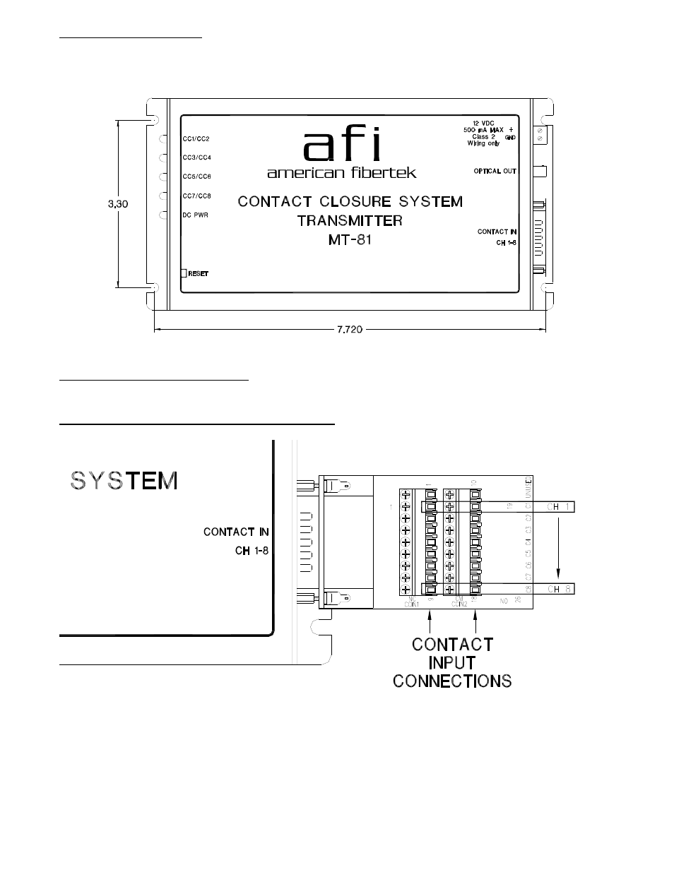 American Fibertek MT-81 User Manual | Page 3 / 4
