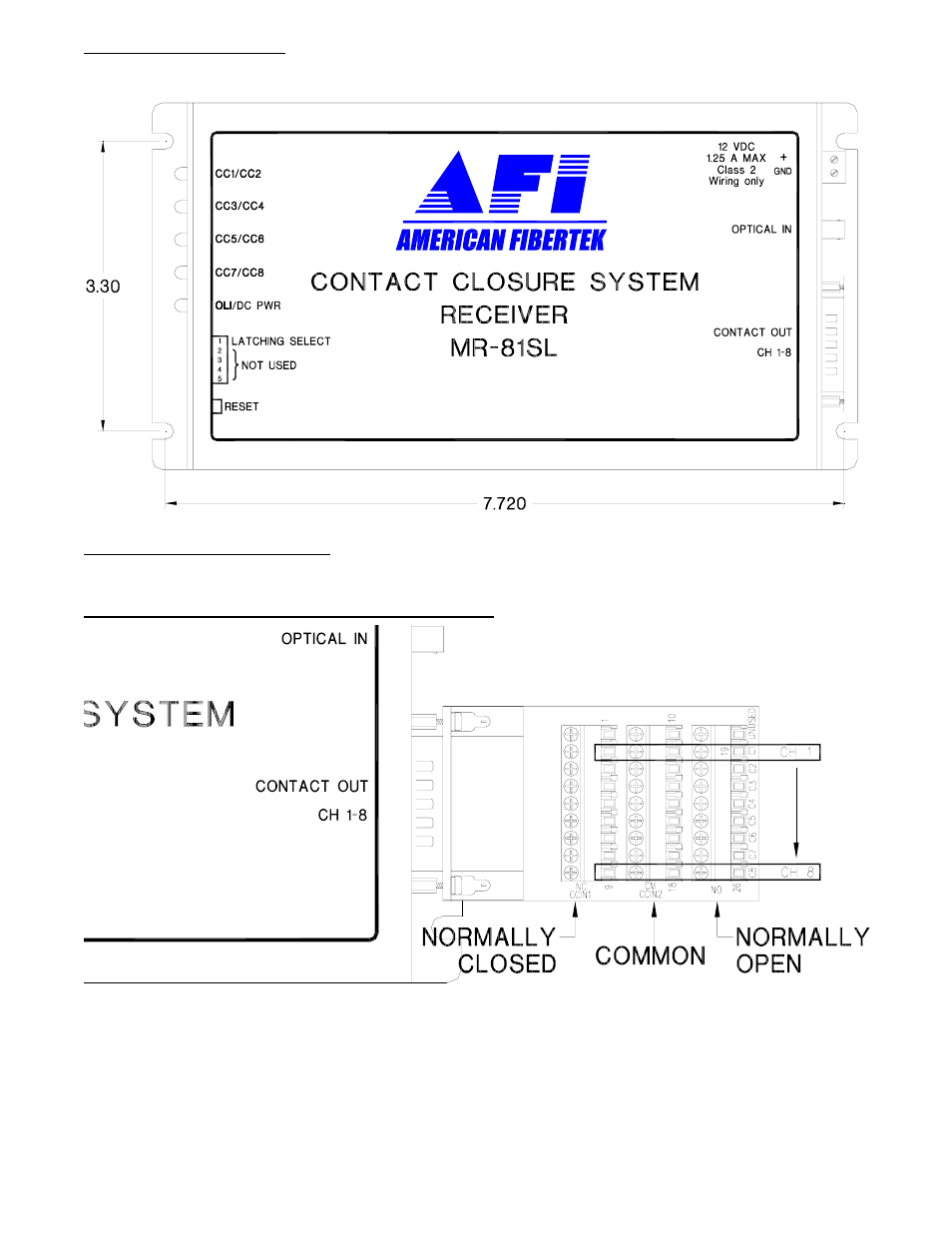 American Fibertek MR-81SL User Manual | Page 3 / 4