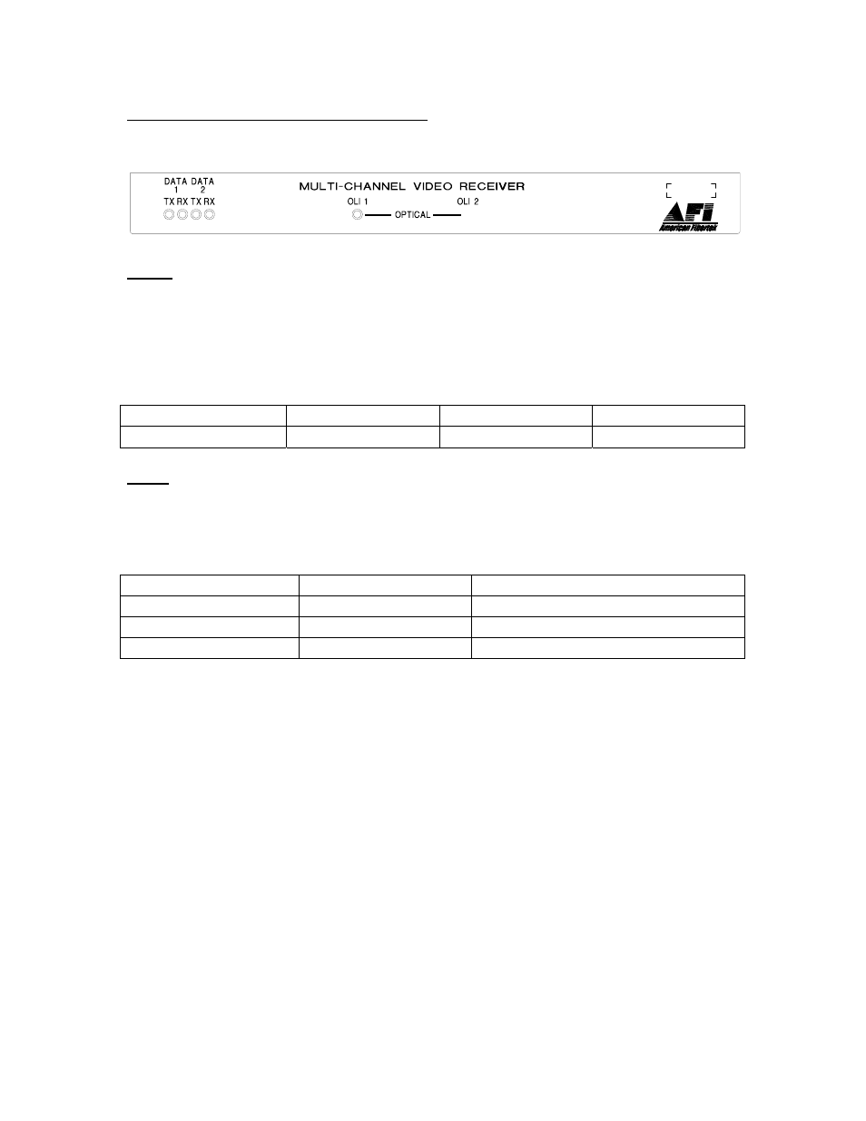 American Fibertek MRX-8410C-SL User Manual | Page 7 / 8