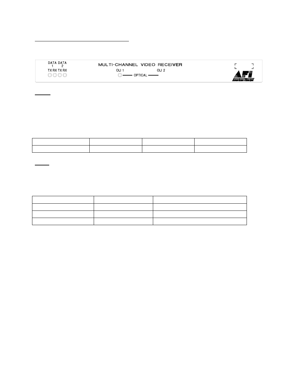 American Fibertek MRX-8423C User Manual | Page 7 / 8