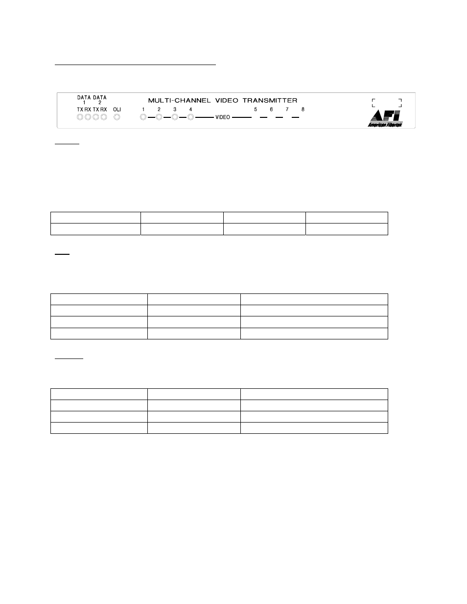 American Fibertek MRX-8423C-SL User Manual | Page 6 / 8