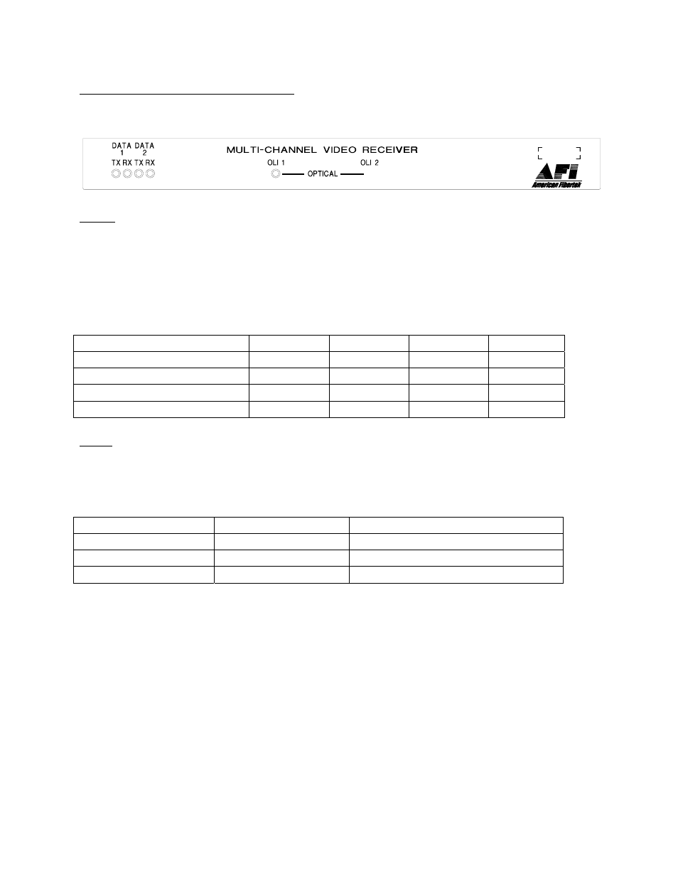 American Fibertek MRX-8485C User Manual | Page 9 / 12