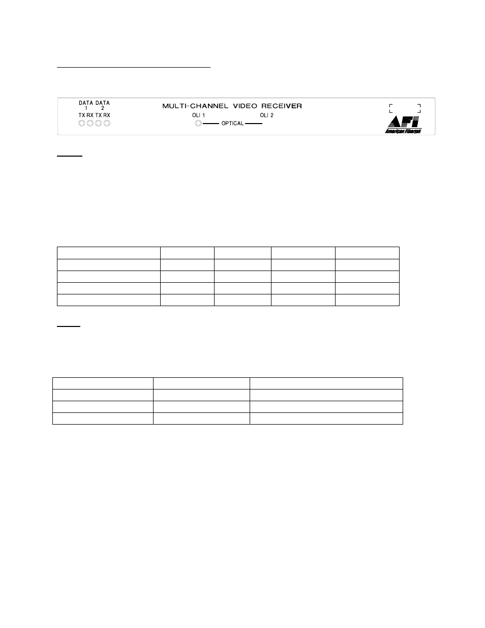 American Fibertek MRX-8489C User Manual | Page 9 / 12