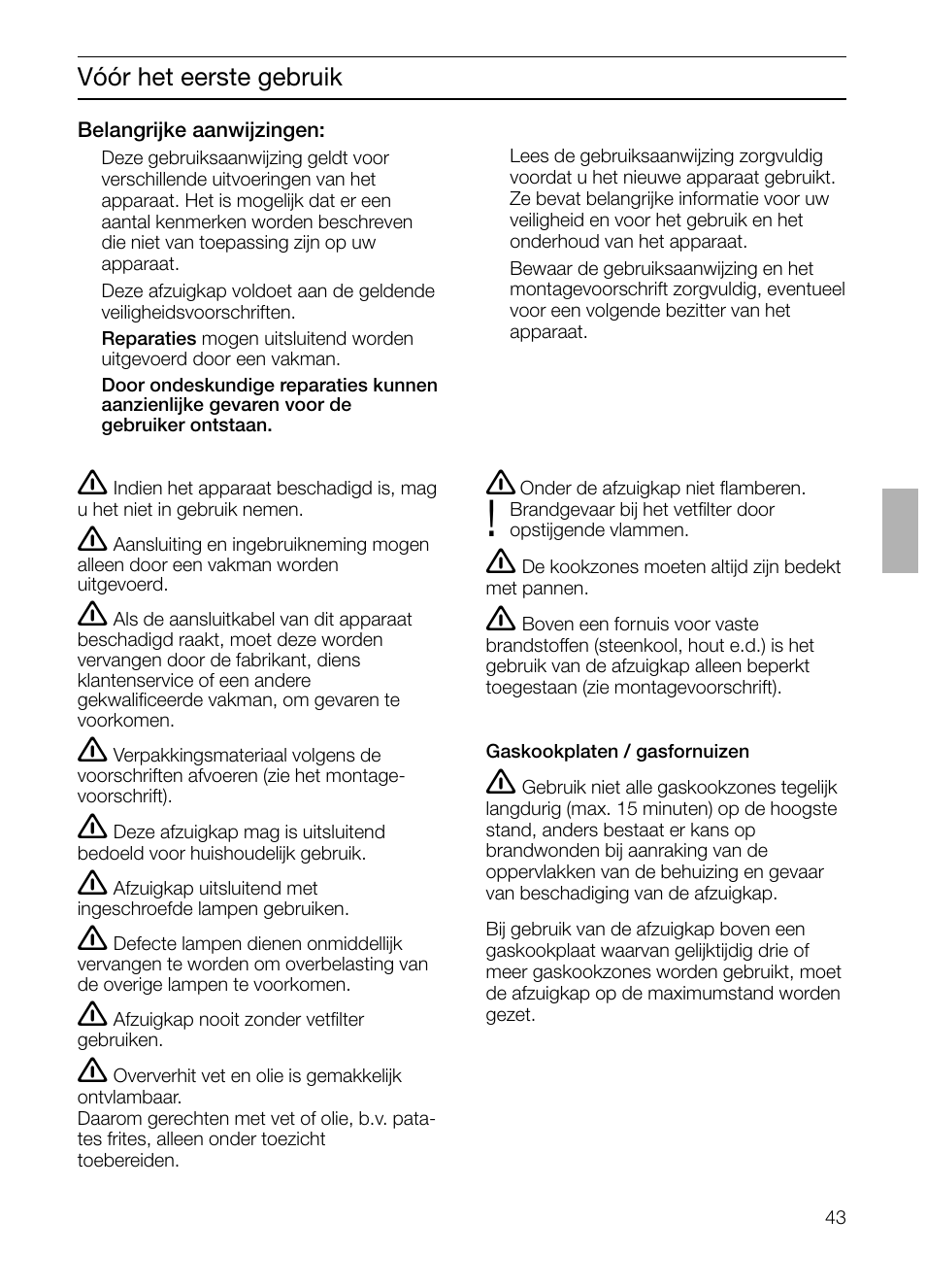 Neff D4672X0 User Manual | Page 43 / 100