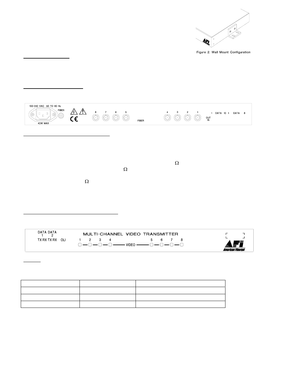 American Fibertek MRR-880C-SL User Manual | Page 3 / 4