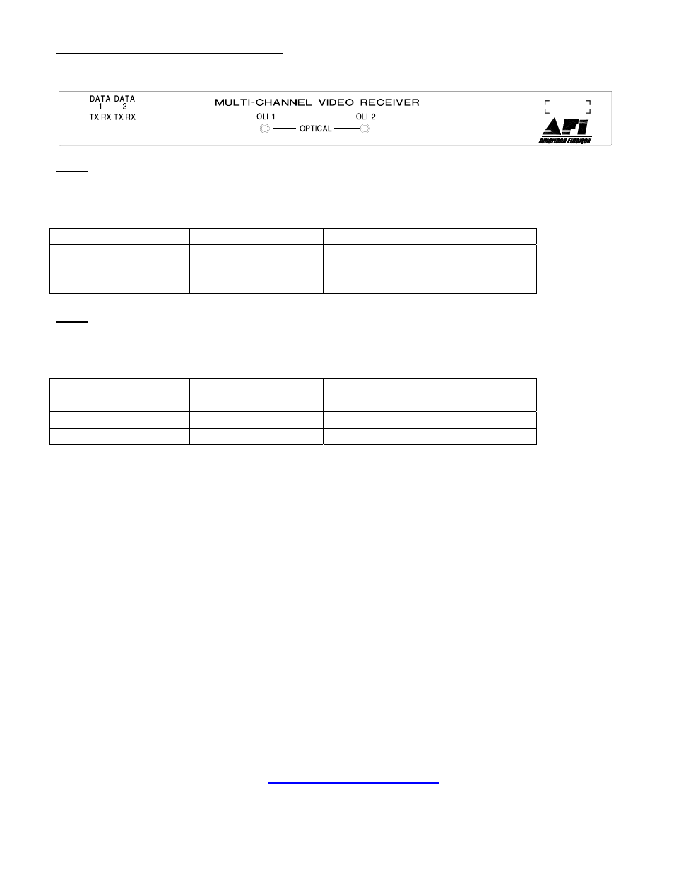 American Fibertek MRR-880C-SL User Manual | Page 4 / 4