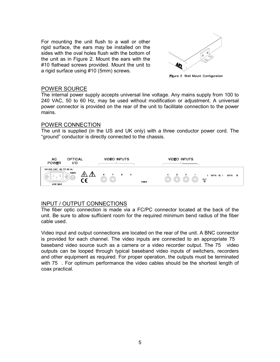 American Fibertek MRR-860SL User Manual | Page 5 / 8