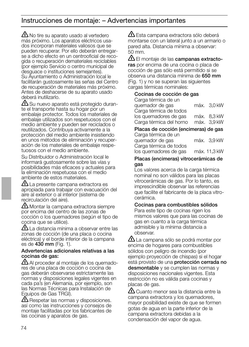 Neff D4654X0 User Manual | Page 74 / 96