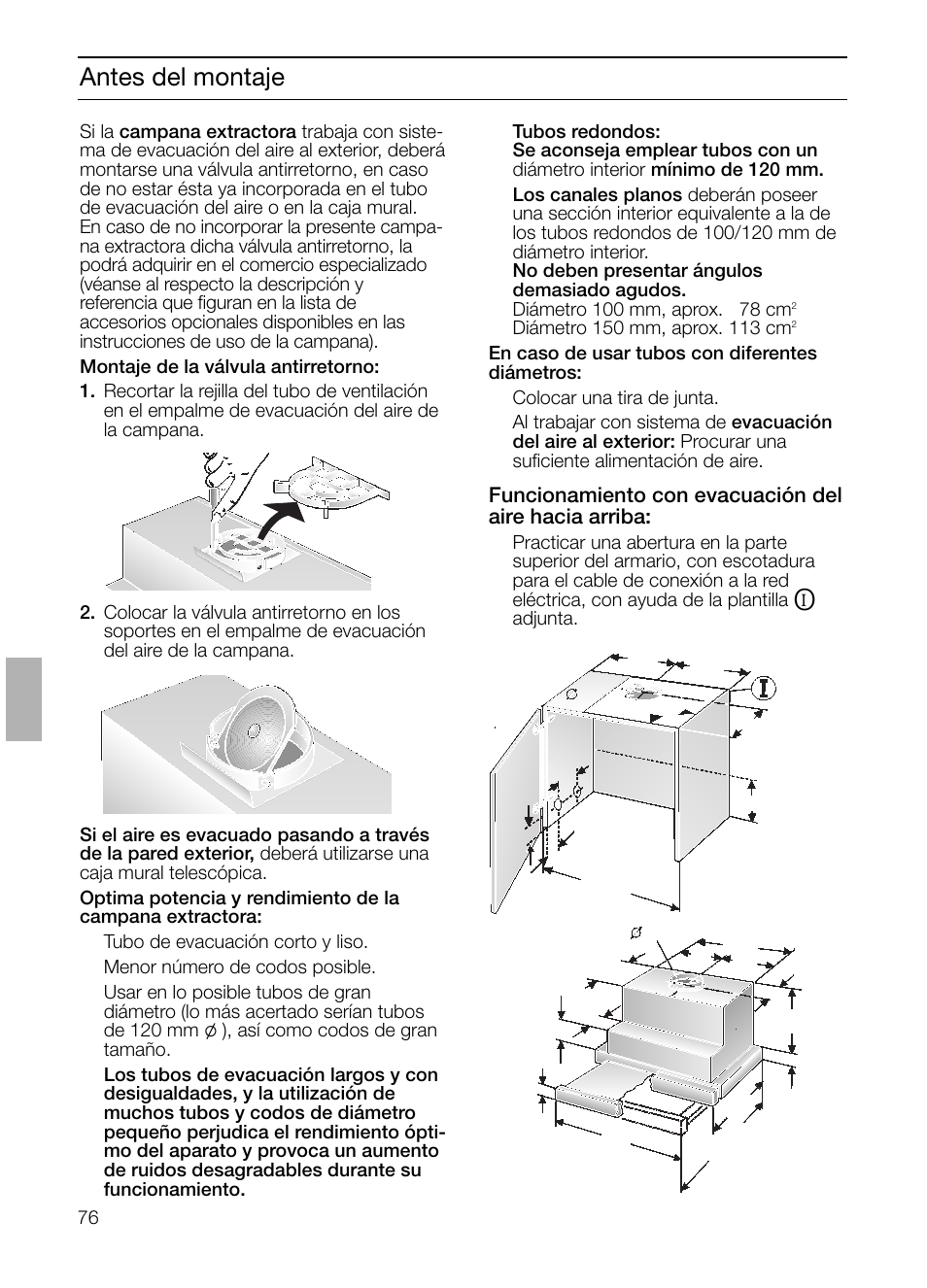Antes del montaje | Neff D4654X0 User Manual | Page 76 / 96