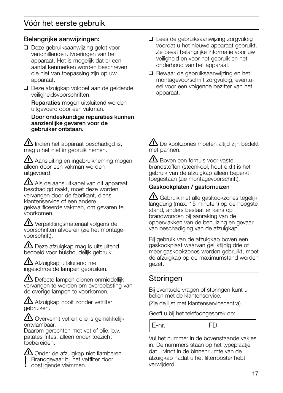 Neff D2664X0 User Manual | Page 17 / 96
